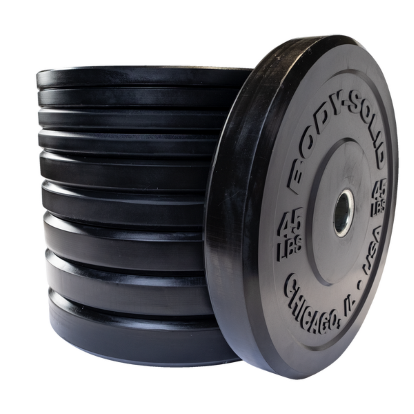 Body-Solid Chicago Extreme Bumper Plates Package