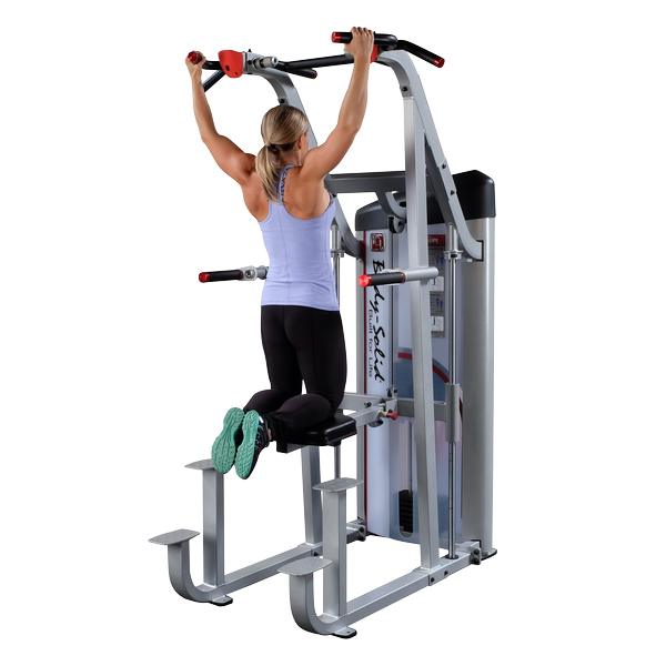 Body-Solid Pro Clubline Series II S2ACD Assisted Chin and Dip Machine w/235 lbs. Stack