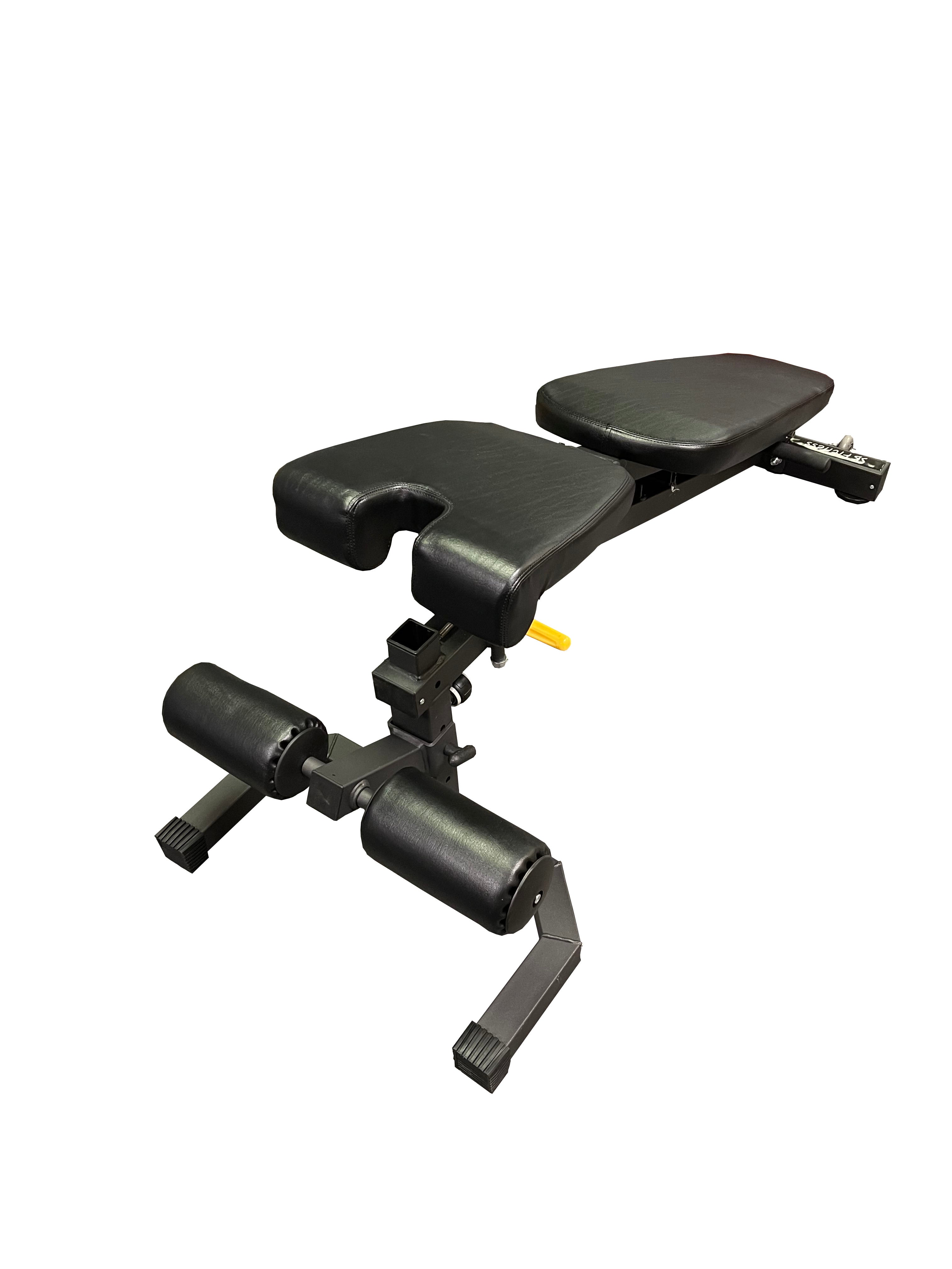 Flat incline decline weight bench discount with leg extension and preacher curl