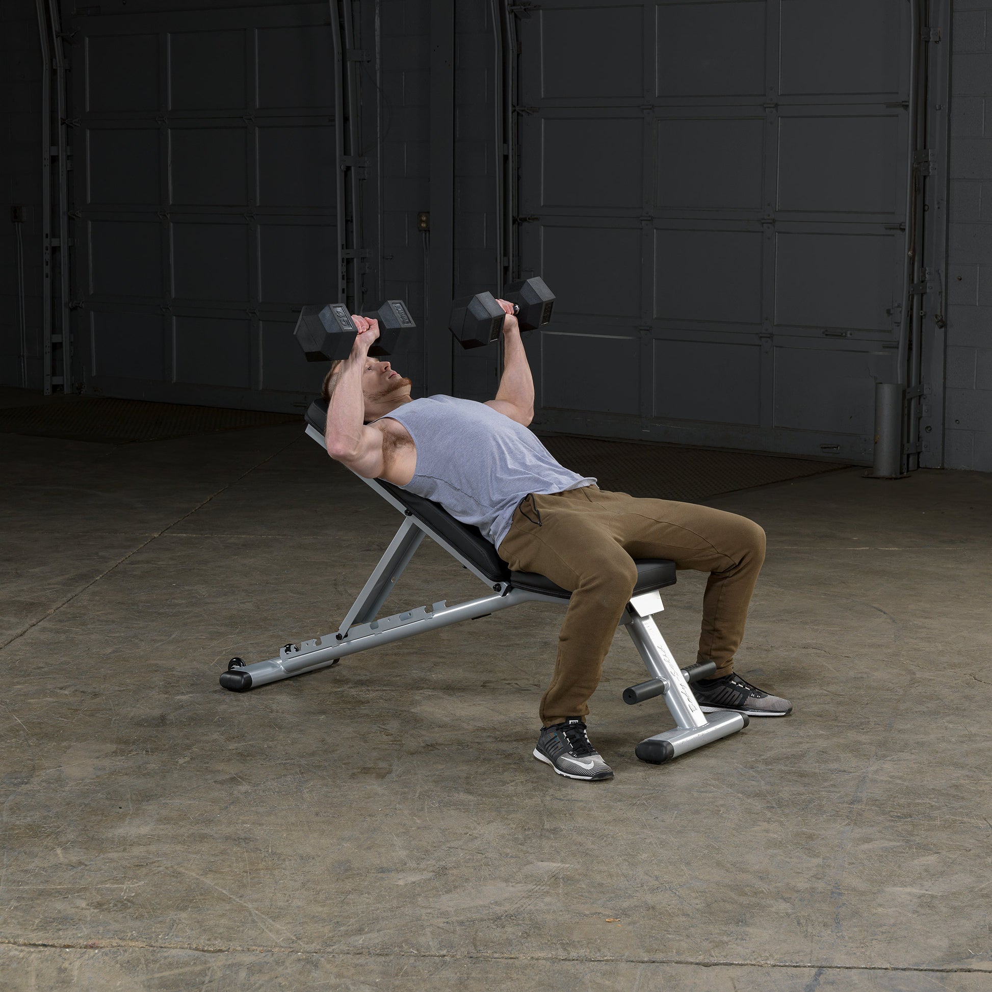 Body-Solid Commercial Folding Adjustable Weight Bench (GFID225)